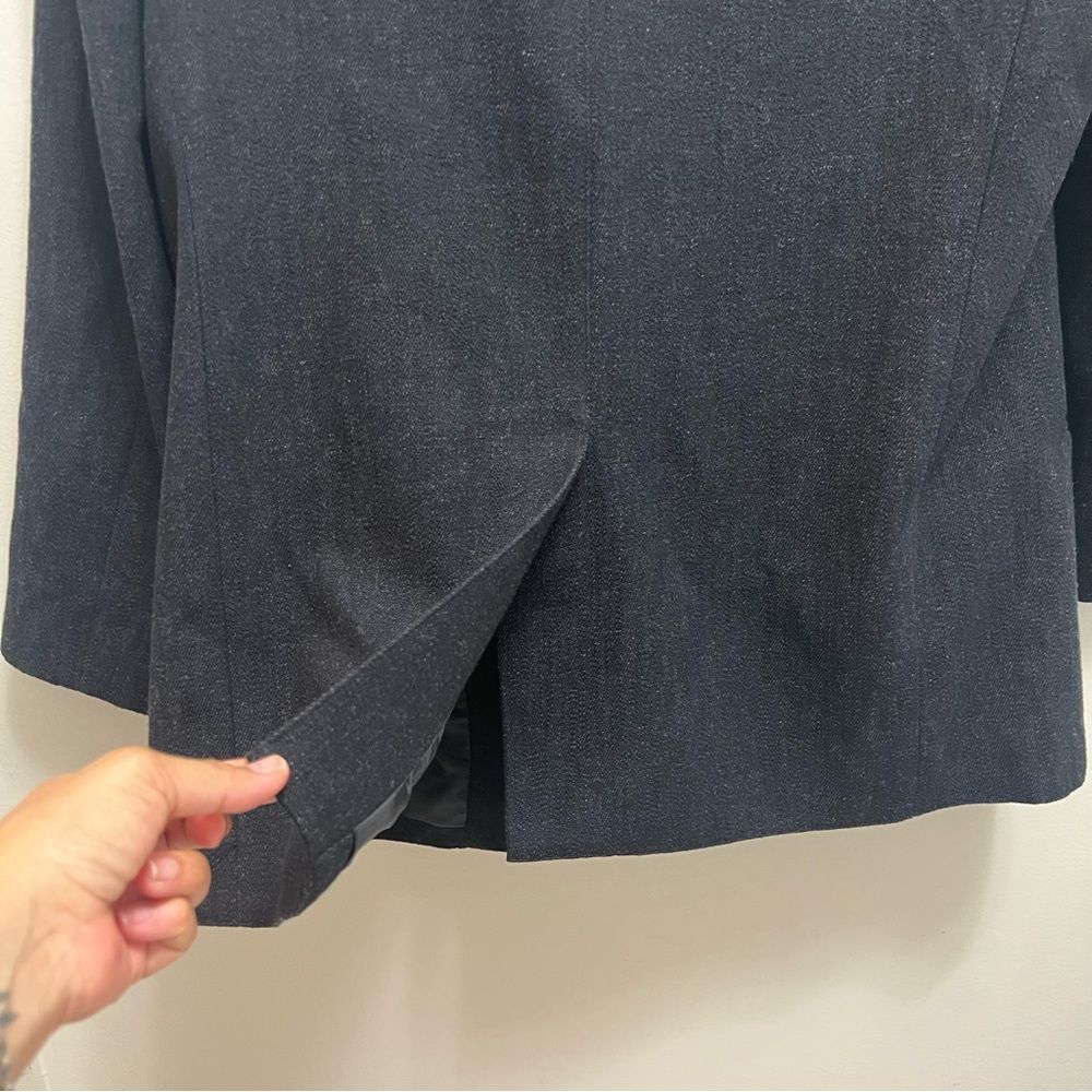 SMYTHE Surplus Cargo Blazer Jacket Wool Blend Black Size M - Picture 10 of 12